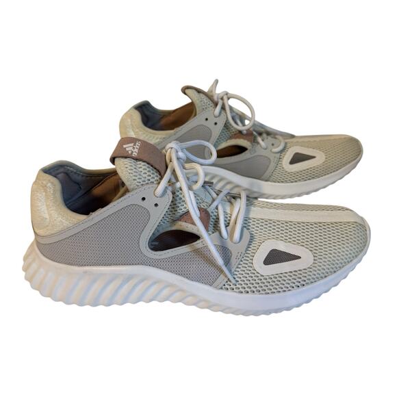 Adidas Bounce NEW Cutout Running Shoes beige off white sz 10 womens - Picture 5 of 9